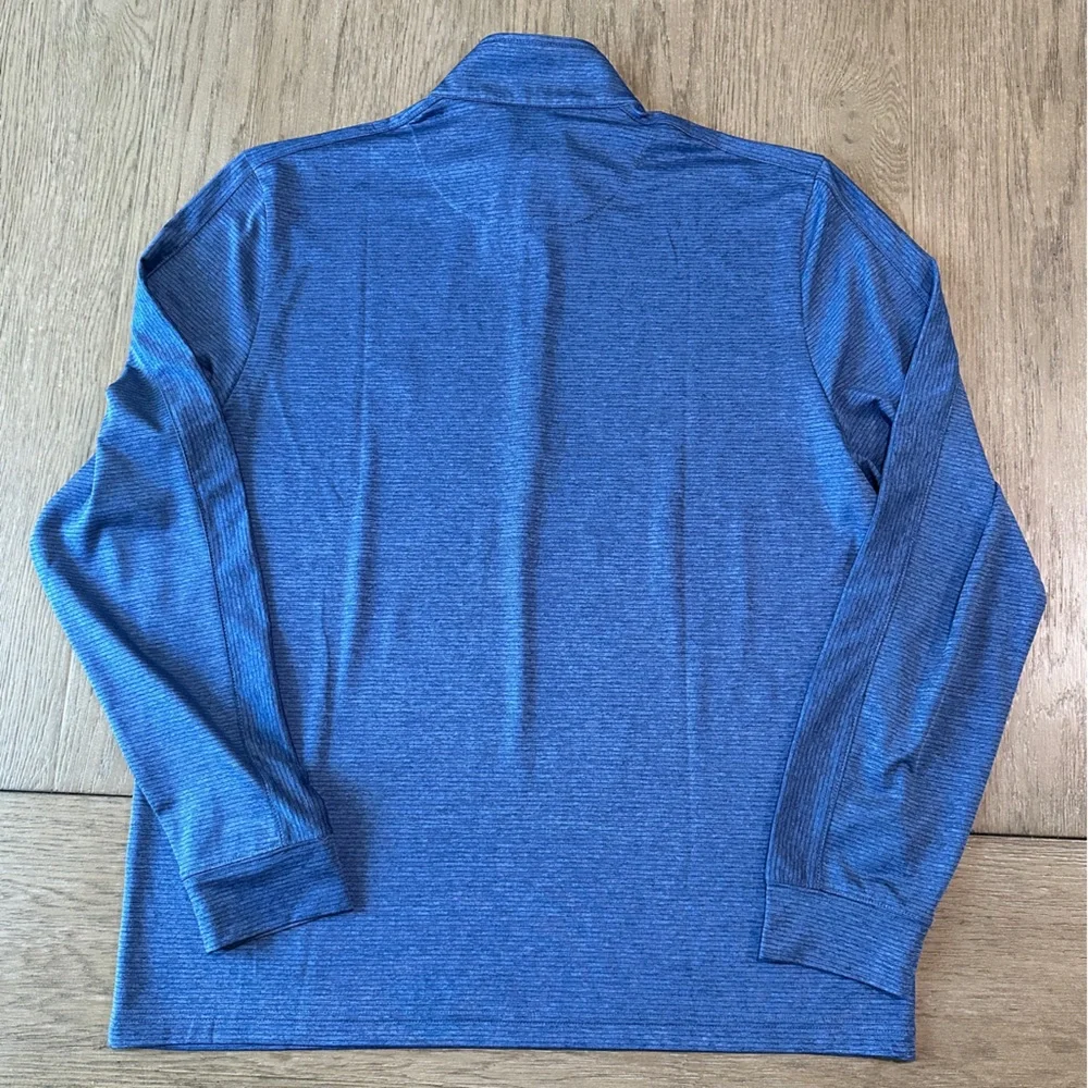 Jack Nicklaus 1/4 Zip Long Sleeve Golf Pullover Size Medium Blue - Picture 9 of 9